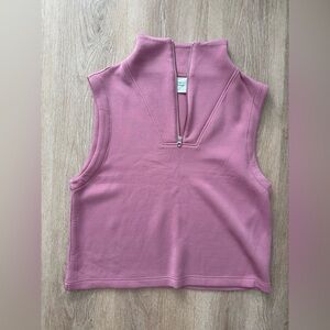 Varley‎ Loretta Half-Zip Sleeveless Sweatshirt XL Excellent Condition Worn Once